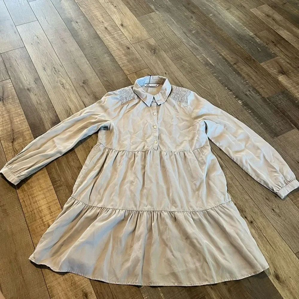 Zara mini gray dress size M